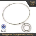Sgs Stainless Steel Circle Name Necklace